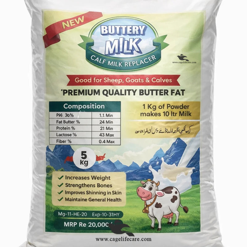 Buttery Milk – High-Fat Weight Gainer for Goats, Sheep & Cattle