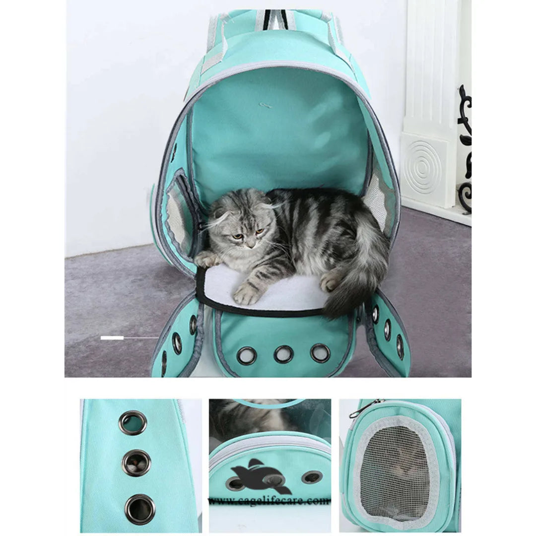 CALANDIS Pet Carry Bag – Space Capsule Design for Dogs & Cats (M#7)