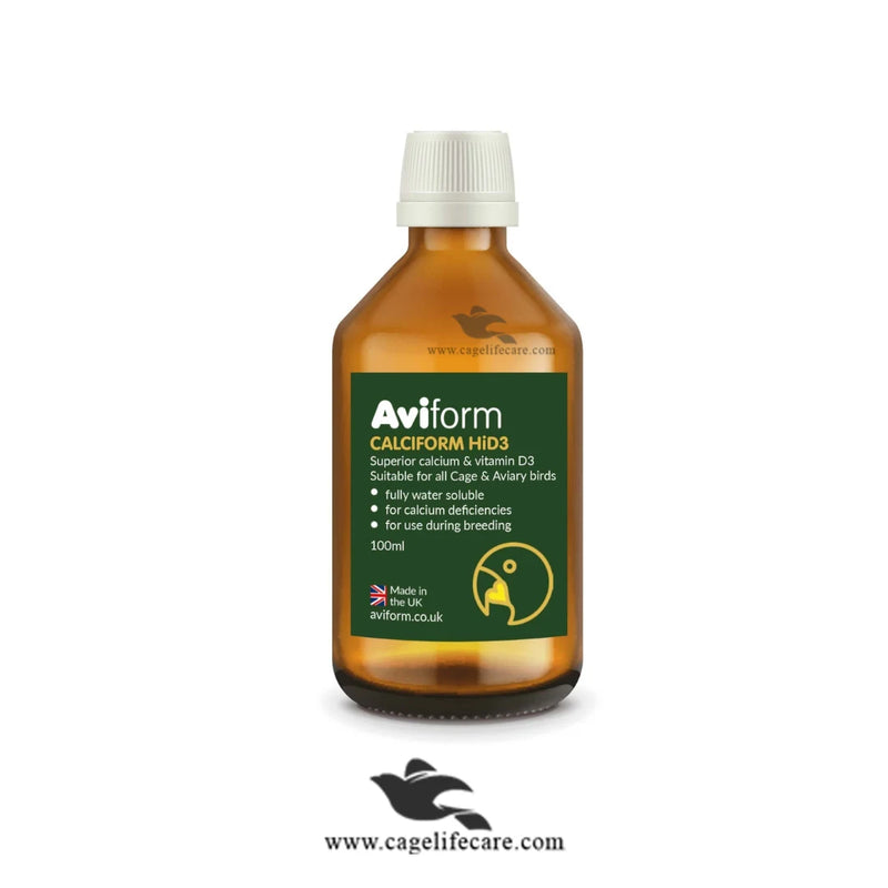 CALCIFORM HiD3 – Premium Liquid Calcium Supplement for Cage and Aviary Birds