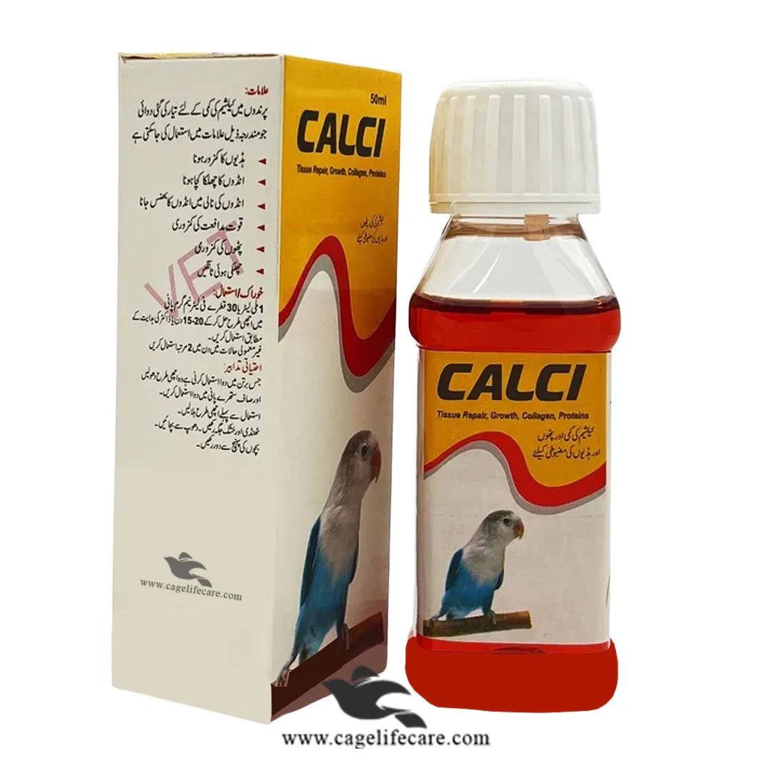 CALCI – Essential Calcium Supplement for Birds Urdu Guide