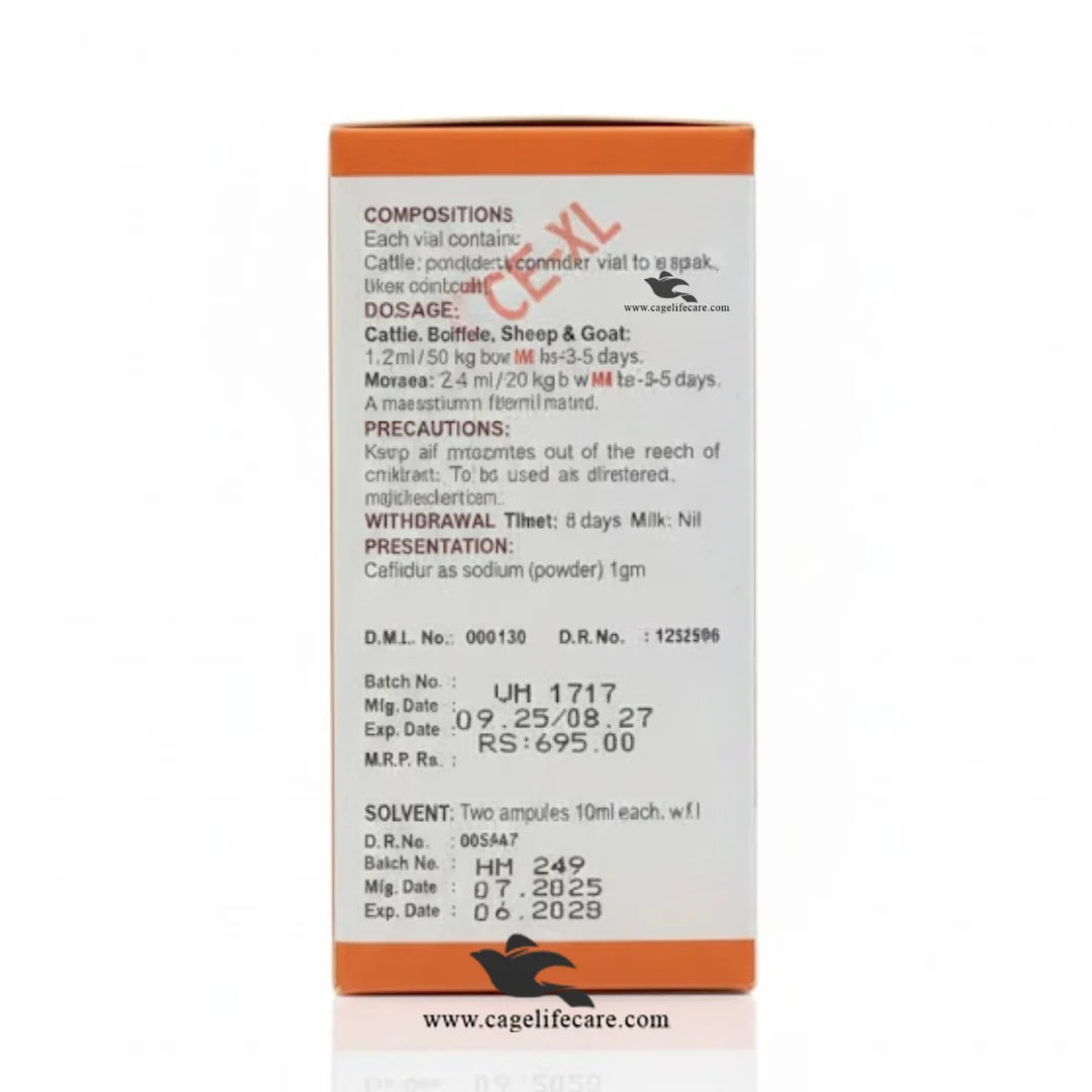 CEF-XL veterinary antibiotic intramuscular injection