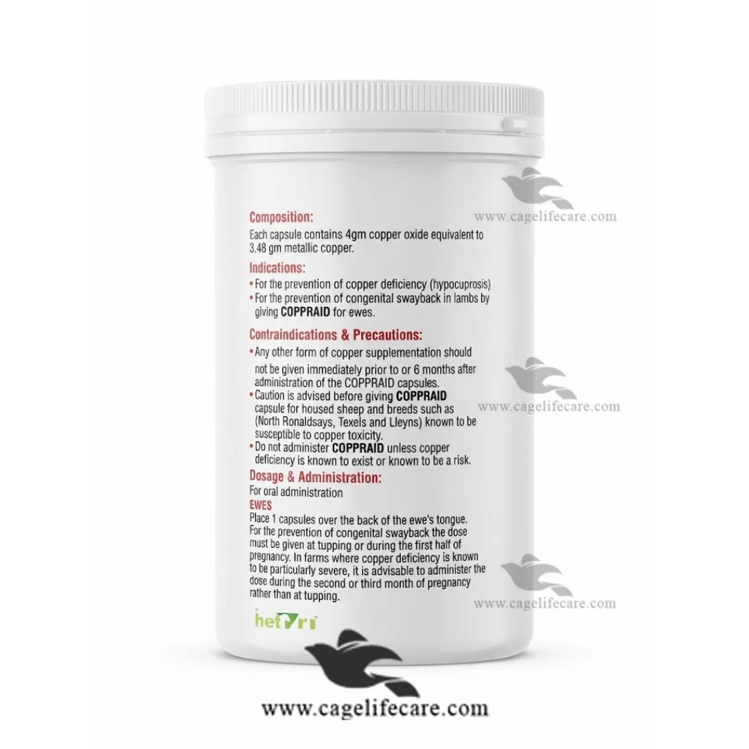 COPPRAID Copper Capsules UAE for Livestock