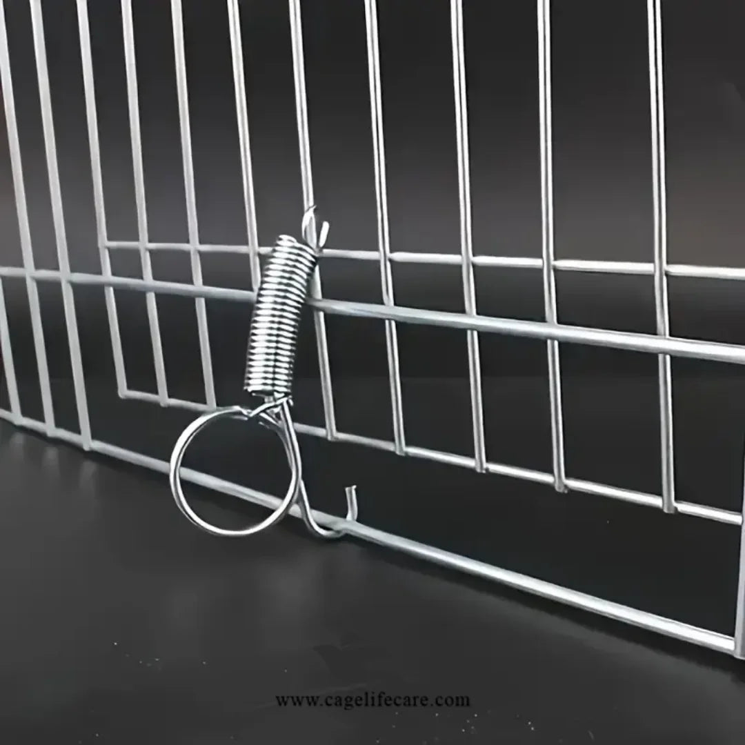 Strong metal cage lock spring