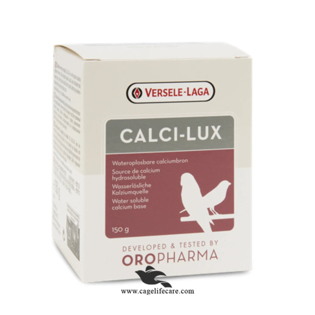 Calci Lux – Premium Calcium Supplement for Birds 150g Box and Loose Packing
