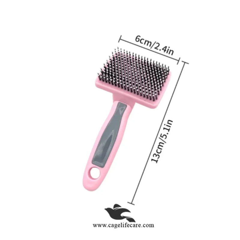Candy Small Plastic Slicker Brush – Imported Grooming Tool for Cats & Dogs