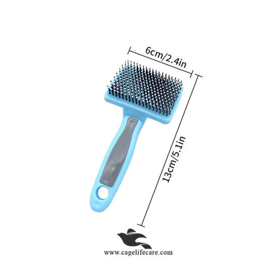 Small imported slicker brush for pet grooming