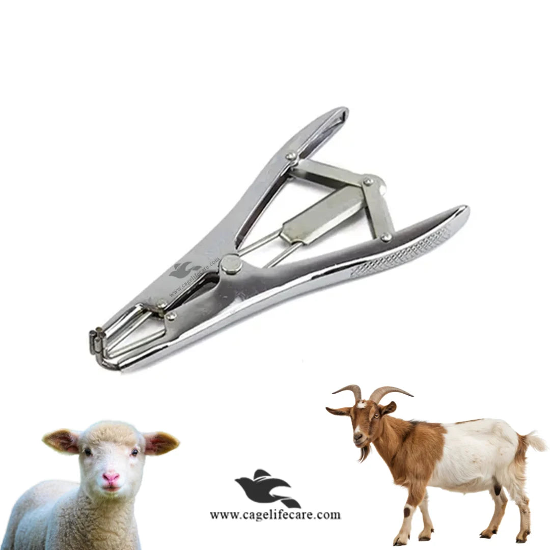 Farm Castrator Castrator Plier for Livestock - Stainless Steel Ring Applicator – Cage ...