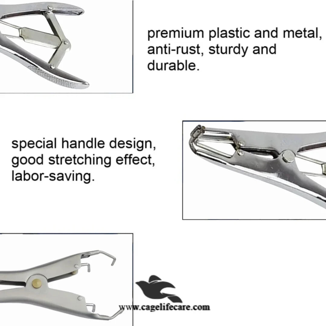 Castrator Plier Elastrator Tool – Stainless Steel Castration & Tail Applicator for Livestock