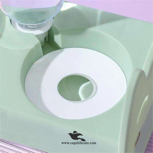 Foldable pet water bottle for travel and outdoor use