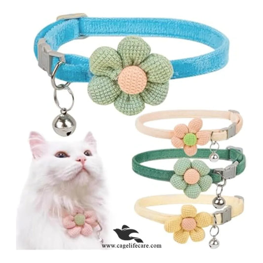 Cat Collar with Flower