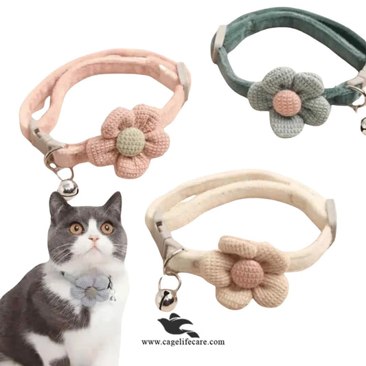 Cat Collar with Flower