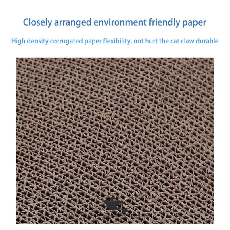 Cat Scratching Pad/Board – Reversible Corrugated Cardboard with Catnip