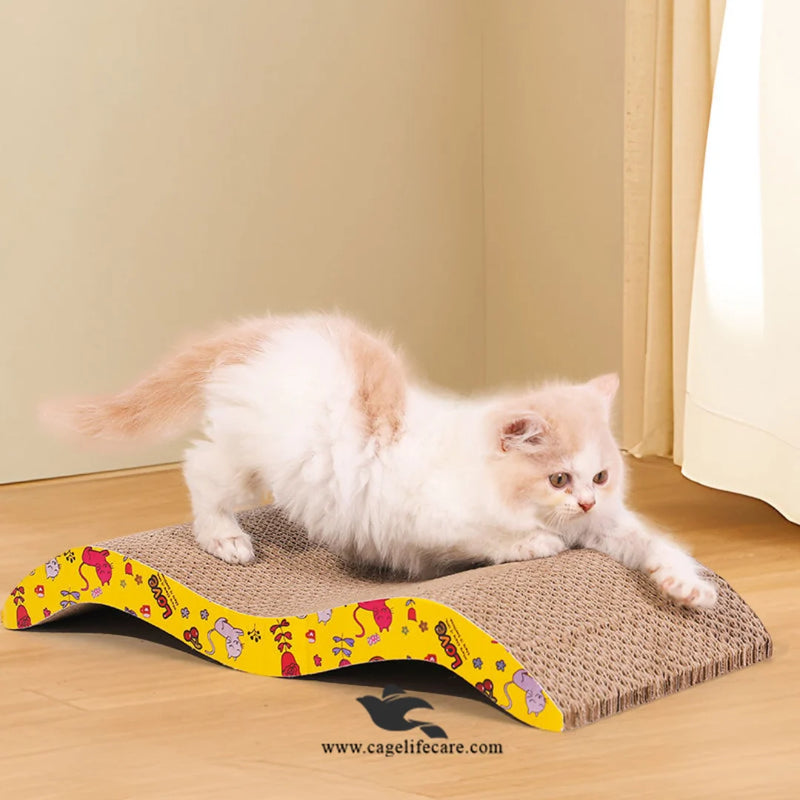Cat Scratching Pad/Board – Reversible Corrugated Cardboard with Catnip