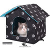 Cozy Hideaway Pet Bed For Cats & Dogs - House Hut Shape