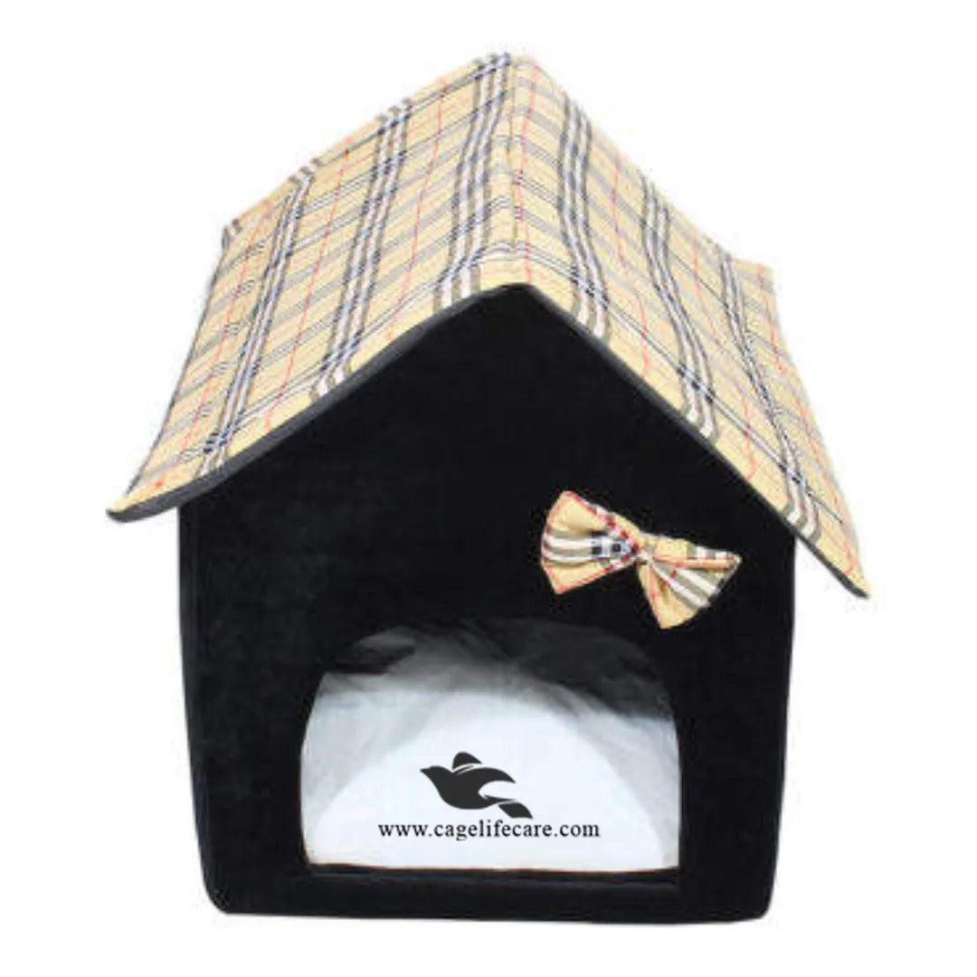Cat & Dog House Hut Shape – Cozy Hideaway Bed for Pets