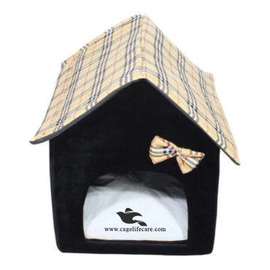 Cat & Dog House Hut Shape – Cozy Hideaway Bed for Pets