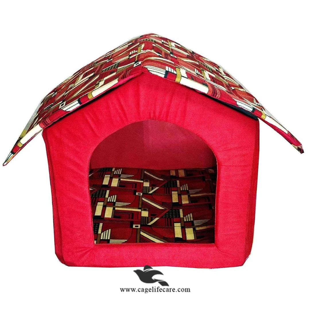 Cat & Dog House Hut Shape – Cozy Hideaway Bed for Pets