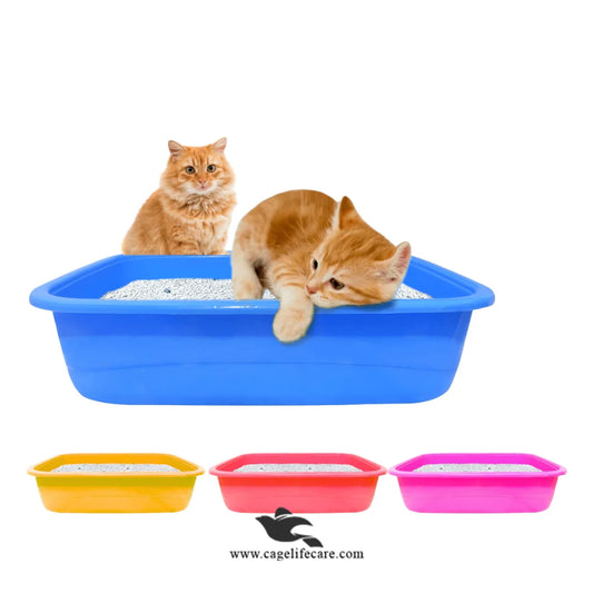 Cat & Kitten Litter Trays – High-Quality Plastic | Small, Medium & Large Sizes