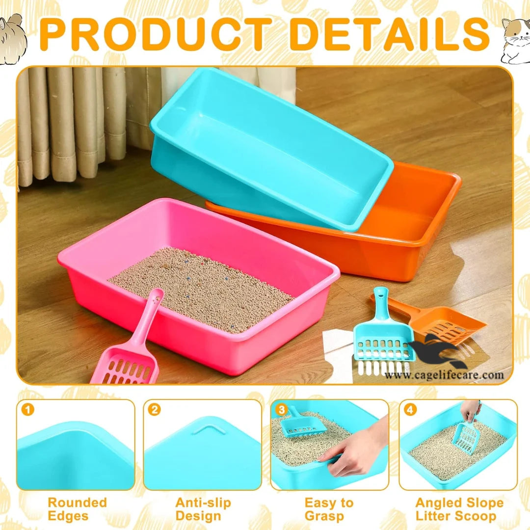 Cat & Kitten Litter Trays – High-Quality Plastic