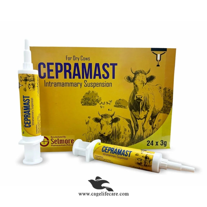 Cepramast Intramammary Suspension – Dry Cow Therapy