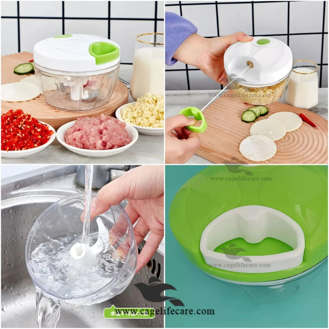 Stainless Steel Blade Bird Food Chopper