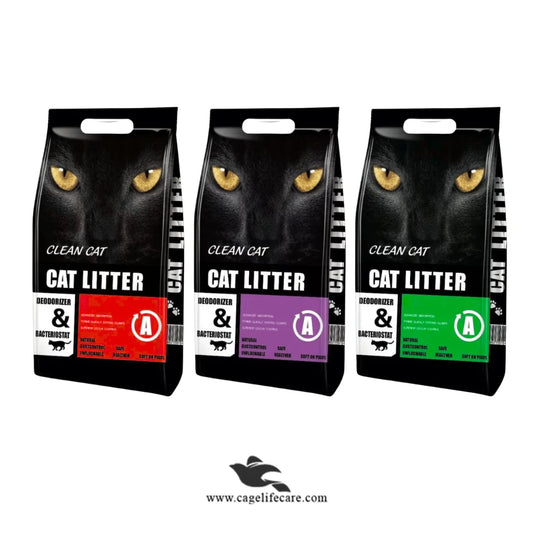 Clean Cat Bentonite Litter Imported 10L (Apple, Valender, Coffee)
