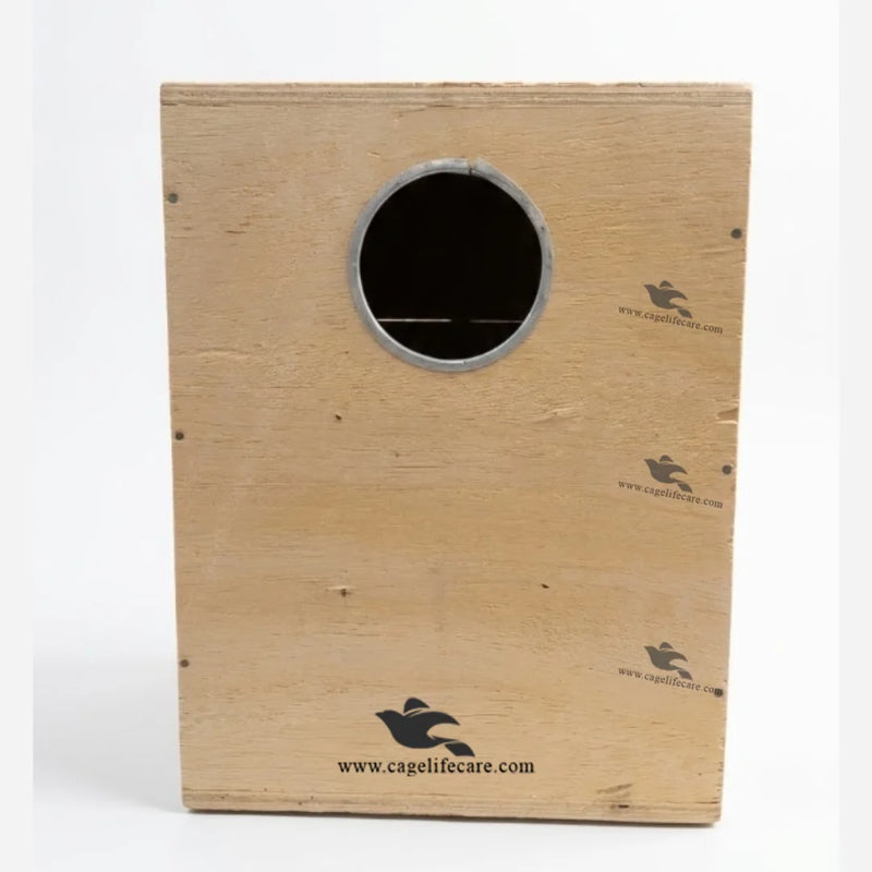 Cockatiel & Conure Breeding Box – Wooden Nest Box for Medium Parrots