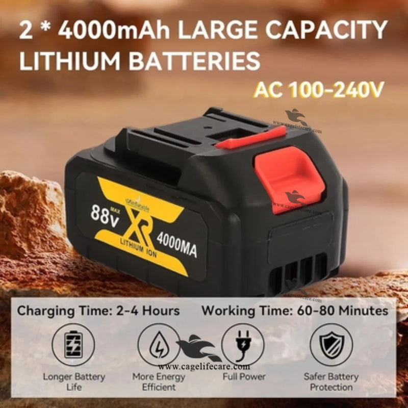 Commerical Battery Hair Trimmer | Heavy Duty Livestock Shearing Clippers for Sheep, Goats & Cattle