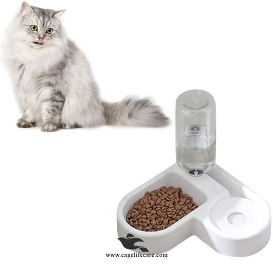 Heart Shaped Pet Bowl for Cats and Dogs – Front View