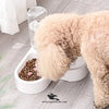 Corner 2-in-1 Feeding Pot Heart Shaped Bowl for Cats & Dogs