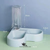 Corner 2-in-1 Feeding Pot Heart Shaped Bowl for Cats & Dogs