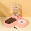 Corner 2-in-1 Feeding Pot Heart Shaped Bowl for Cats & Dogs