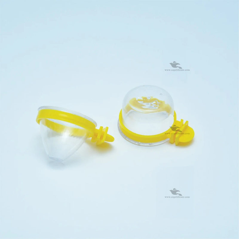 Crystal Ring Pot - Grit & Softfood Pot Ideal for Small Birds