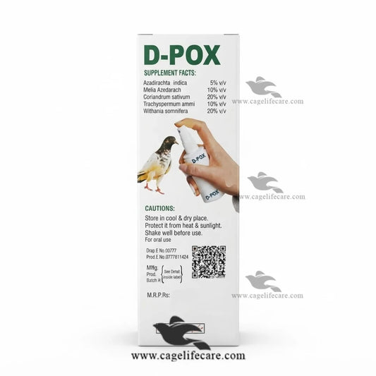 D-POX pigeon pox support formula ingredients