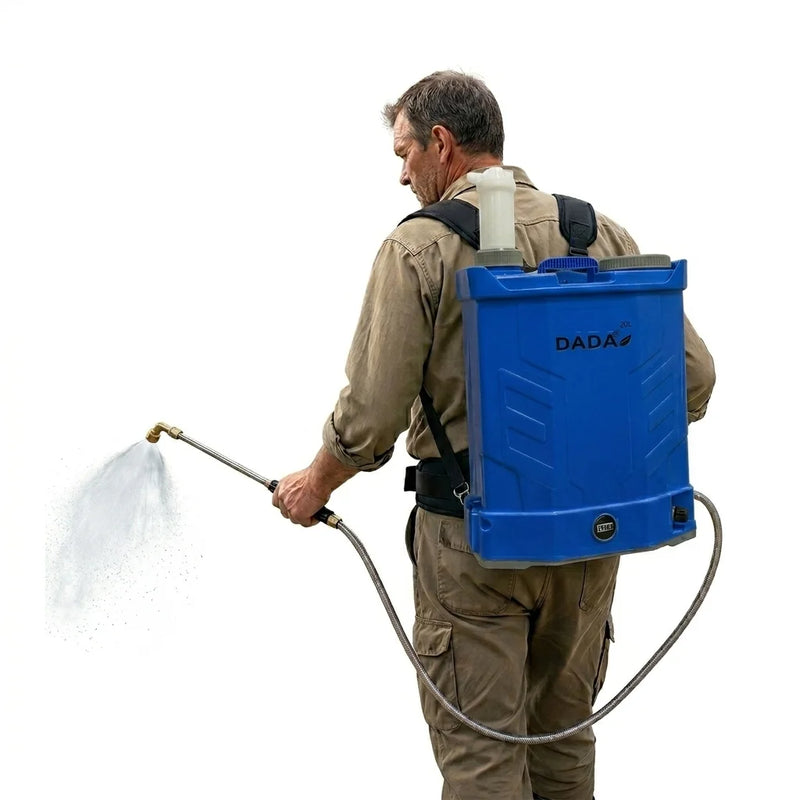 DADA 20L Double Pump Battery Sprayer with Mixture System — Automatic High Pressure Agricultural Spray Machine