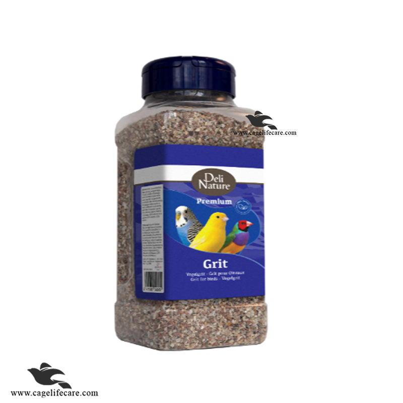Deli Nature Grit Mix – Natural Blend for Digestion, Bone Health & Eggshell Quality in Birds