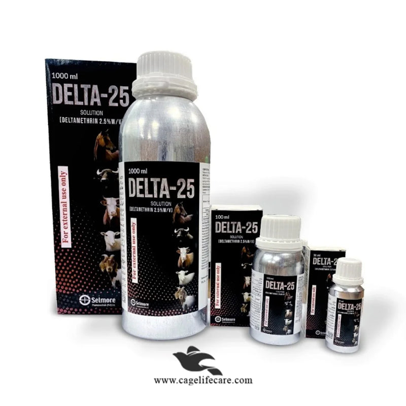 Delta-25 Solution – Ectoparasite Control for Livestock Animals