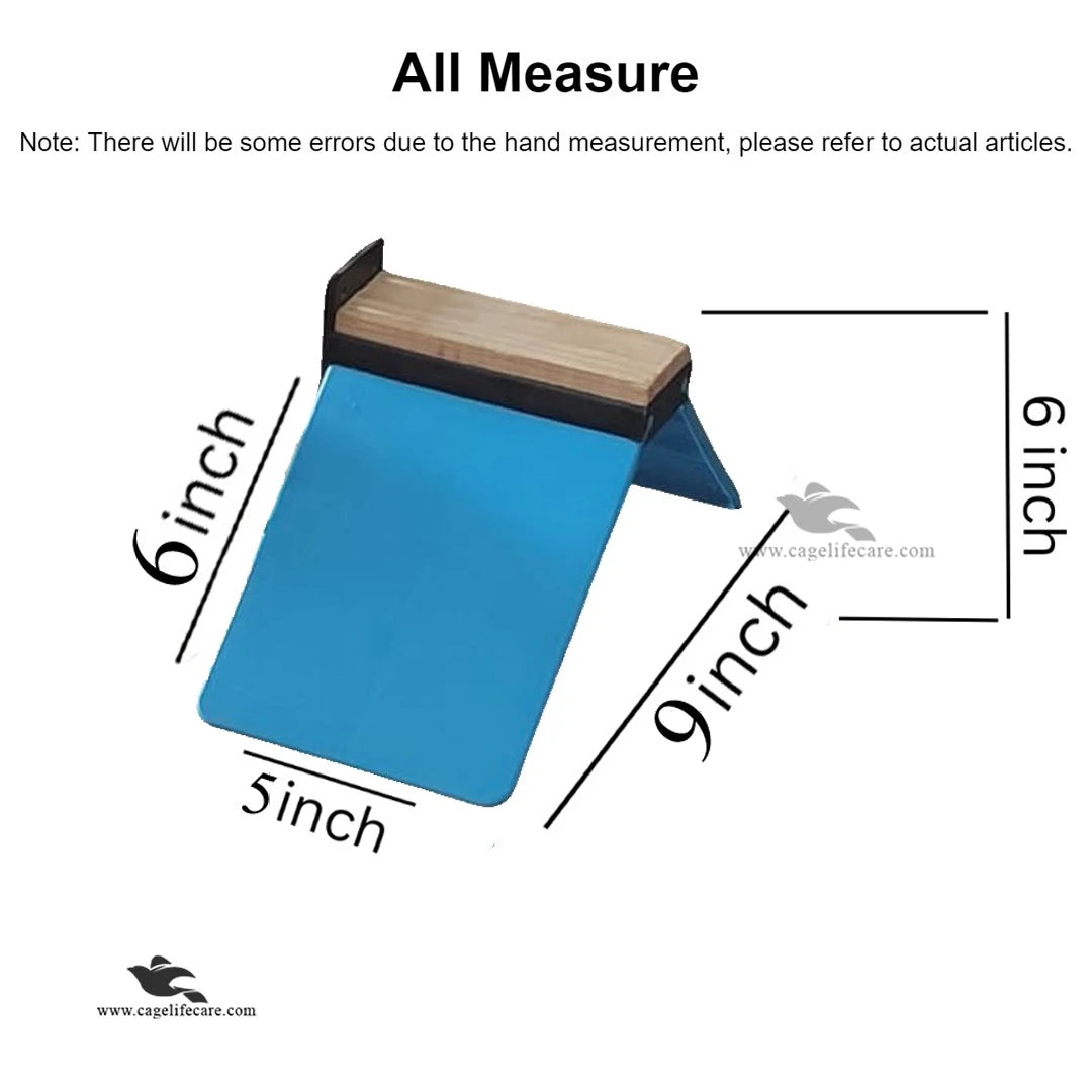 Detachable Folding Pigeon Perch Stand - Washable V-Type Rest size diemension