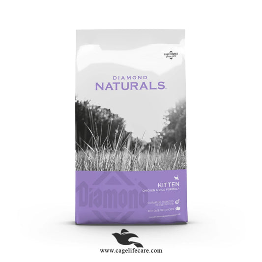 Diamond Naturals Kitten Cat Food – Chicken & Rice Formula | DHA + Probiotics | 1KG