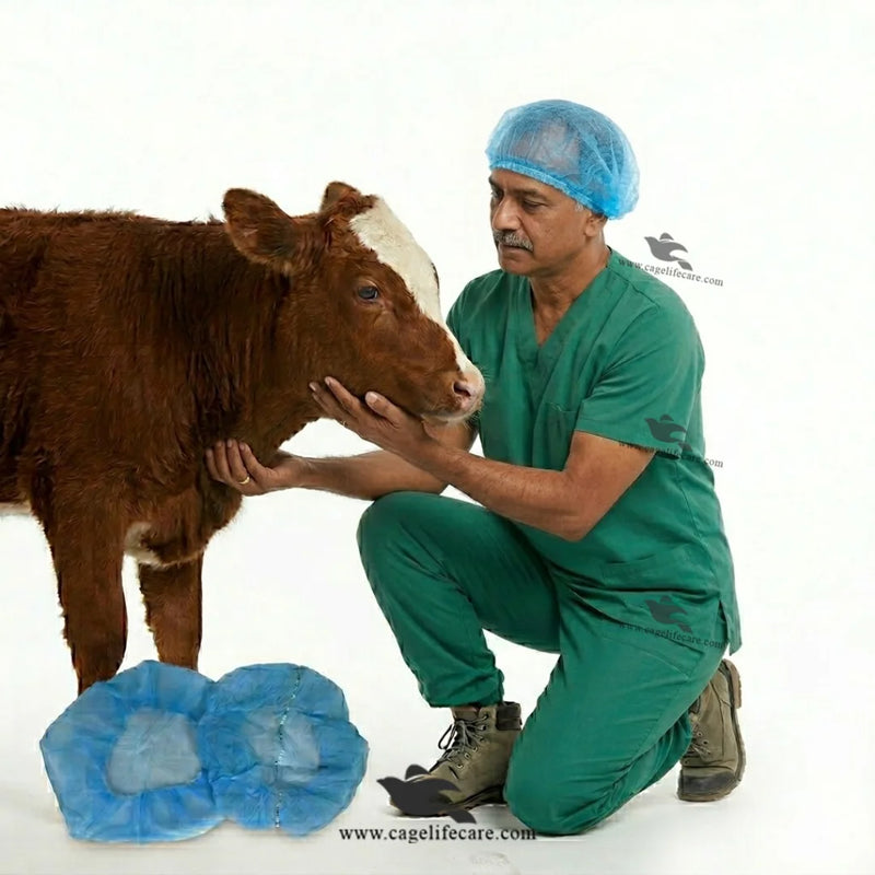 Disposable Cap – Hygiene Head Cover for Veterinary & Farm Use
