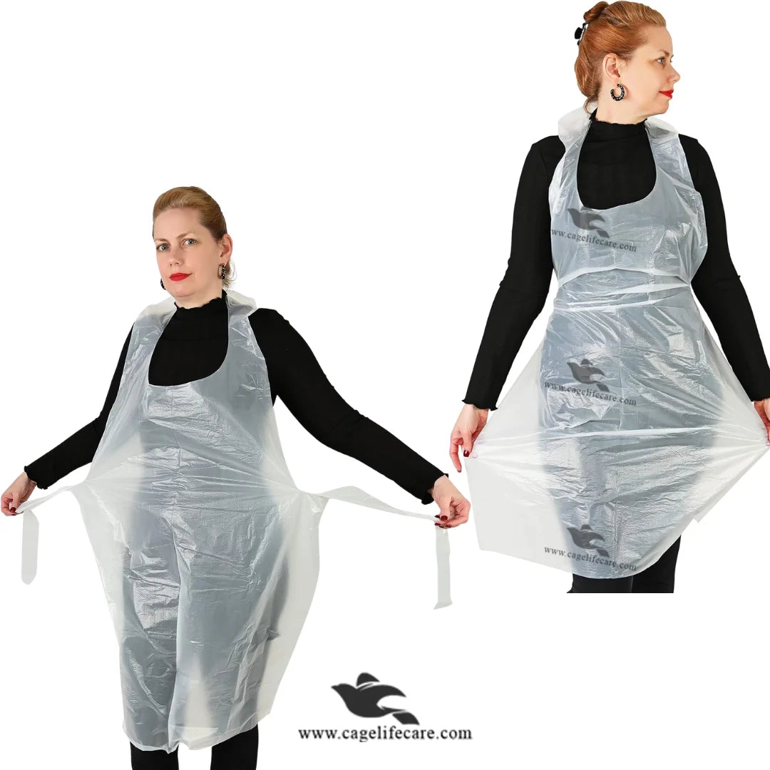 Protective apron for animal handling livestock and poultry