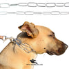 Dog Long Link Choke Chain – Stainless Steel, Durable & Comfortable