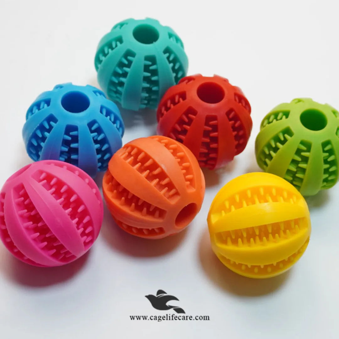 Red, Green, Blue Dog Treat Balls and many colors