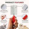 Double-Sided Grooming Comb For Cats, Dogs & Small Animals