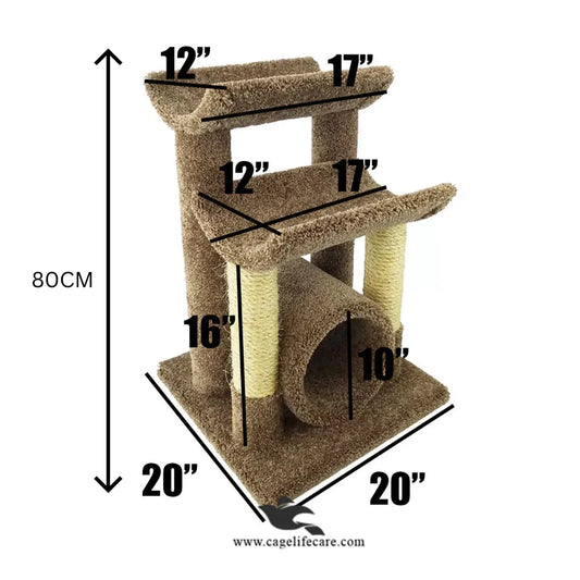 Cage Life Care double curve round cat activity post