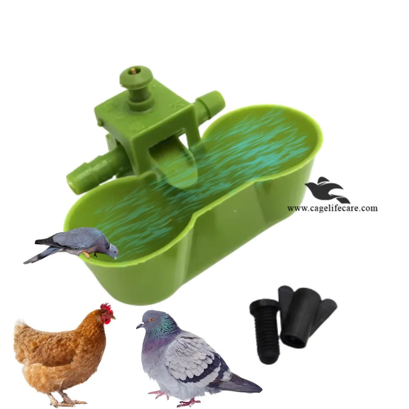 Double Drinking Bowl – Auto Waterer for Birds
