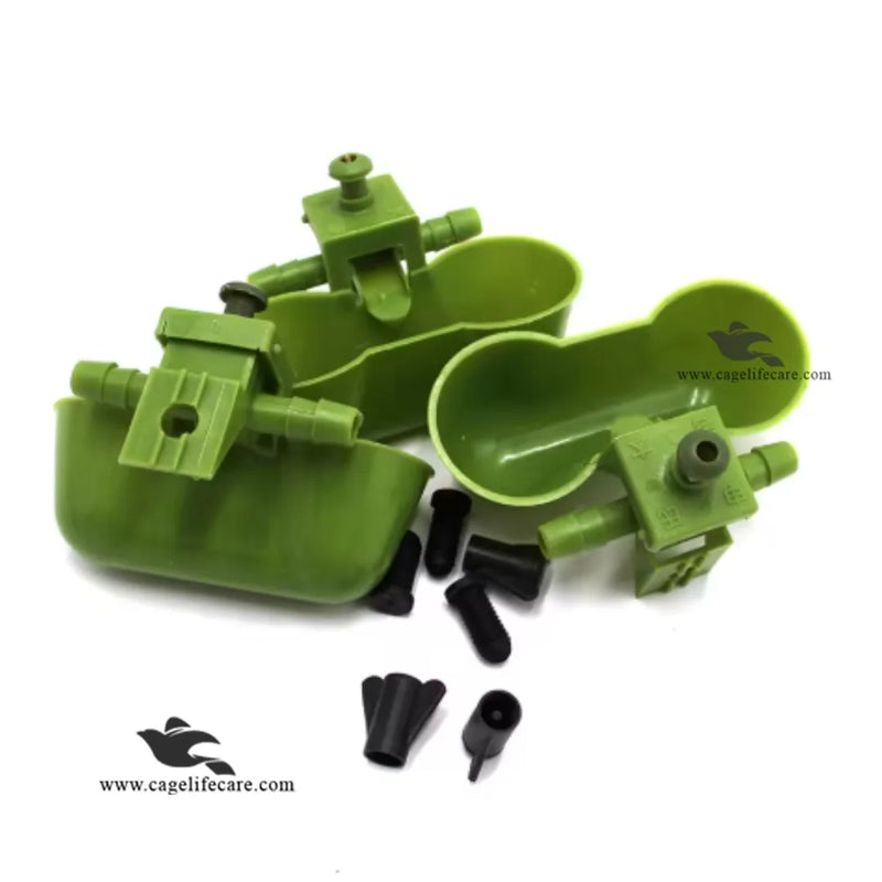 Double Drinking Bowl – Auto Waterer for Birds