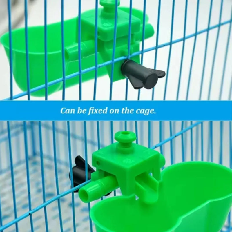 Double Drinking Bowl – Auto Waterer for Birds