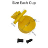 Double T Horizontal Auto Water Cup - Self-Refilling Drinker for Poultry & Birds