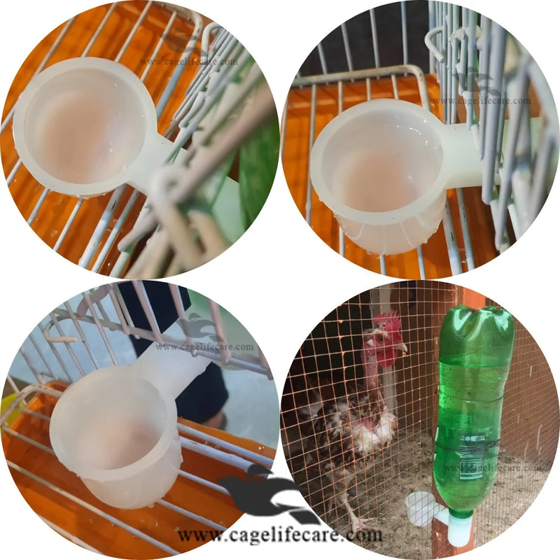 Double Water Deflector – Automatic Water Drinker for All Birds & Poultry